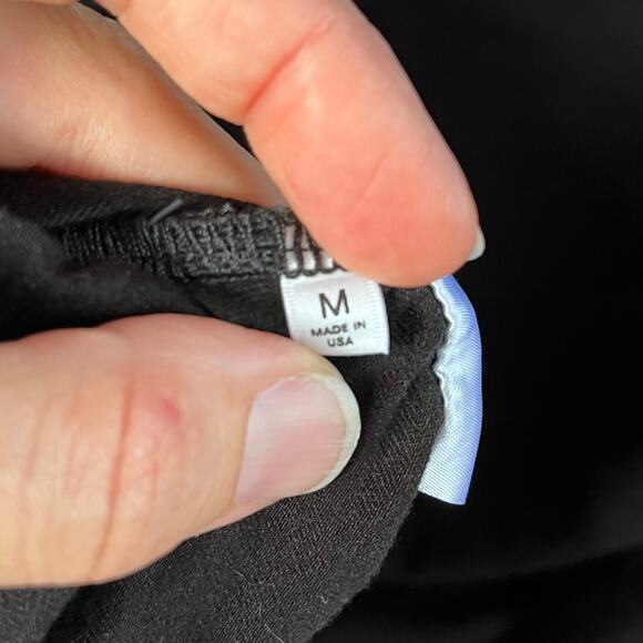 Reformation Raydon Knit Black Off The Shoulder Dress Size M - Picture 10 of 11